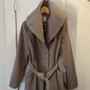 Wool Target Pea/Trench Coat